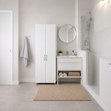 Armoire de rangement polyvalente, meuble à chaussures, 8 étagères - Blanc