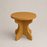 Minimalist Design Practical Stool - African Walnut