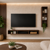 Decorative Wall Shelf TV Unit 2 Pieces - Baroque