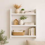 Étagère murale polyvalente (lot de 3) - Blanc