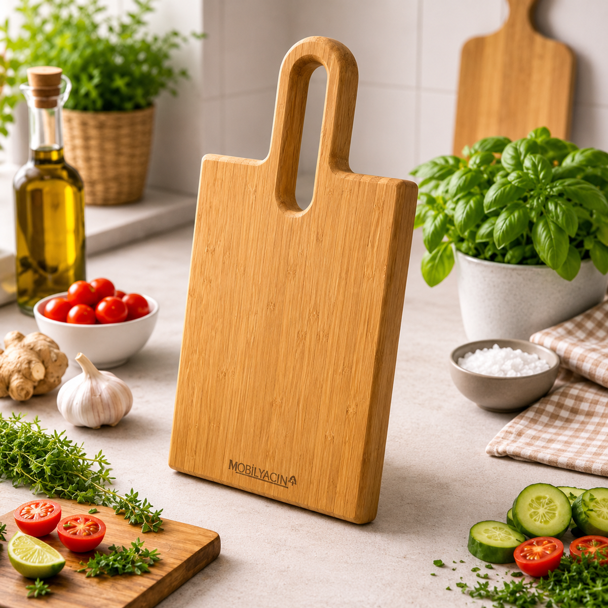 Bambu Kesme Tahtası (Çanta)
