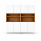 New Generation Multi-Purpose Kitchen Cabinet Coffee Corner 8-Door - Baroque
