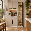 Mona Ledli Kahve Köşesi Dolabı - %100 MDF