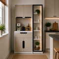 Mona Ledli Kahve Köşesi Dolabı - %100 MDF