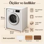 Washer and Dryer MDF Bathroom Cabinet Without Door - Baroque